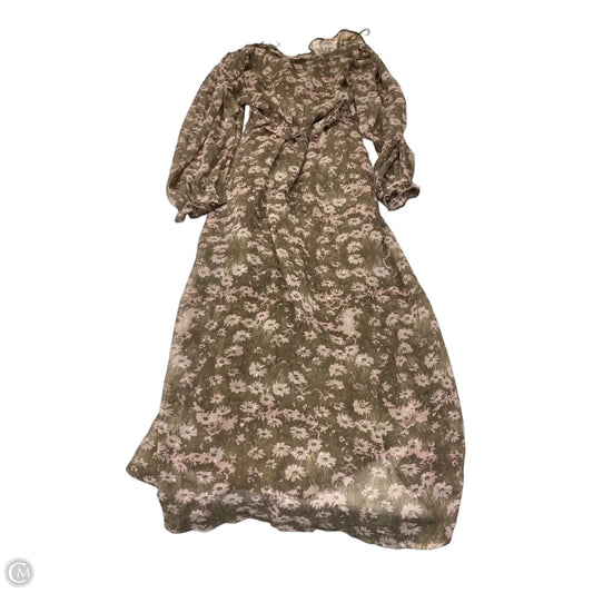Dress Casual Maxi By Storia In Floral Print, Size: S