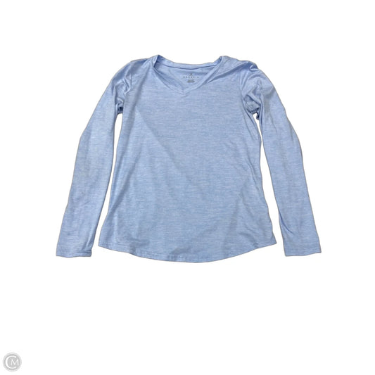 Top Long Sleeve Basic By Danskin In Blue, Size: S