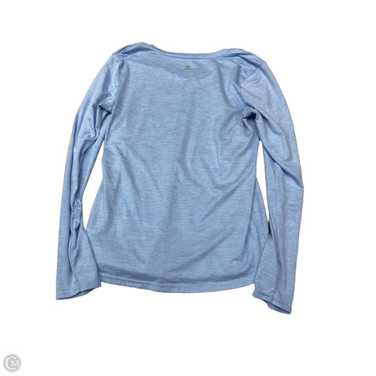 Top Long Sleeve Basic By Danskin In Blue, Size: S
