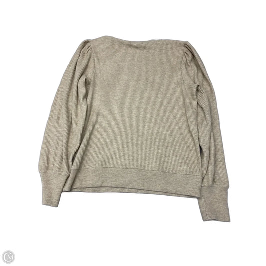 Top Long Sleeve By J. Crew In Beige, Size: M