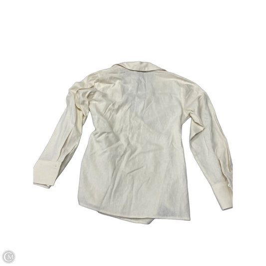 Top Long Sleeve By Kenneth Cole In Cream, Size: M