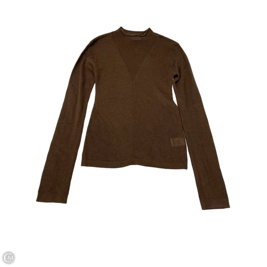 Top Long Sleeve By Lucy Paris In Brown, Size: M