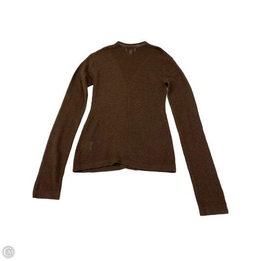 Top Long Sleeve By Lucy Paris In Brown, Size: M