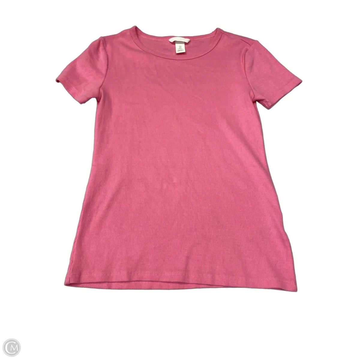 Top Short Sleeve Basic By H&m In Pink, Size: M