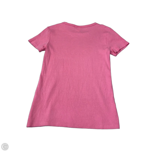Top Short Sleeve Basic By H&m In Pink, Size: M
