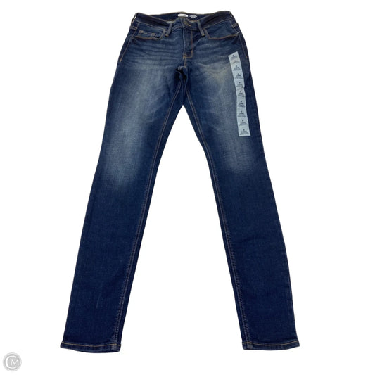 Jeans Skinny By Old Navy In Blue Denim, Size: 4