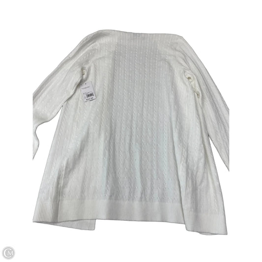 Cardigan By Croft And Barrow In White, Size: S
