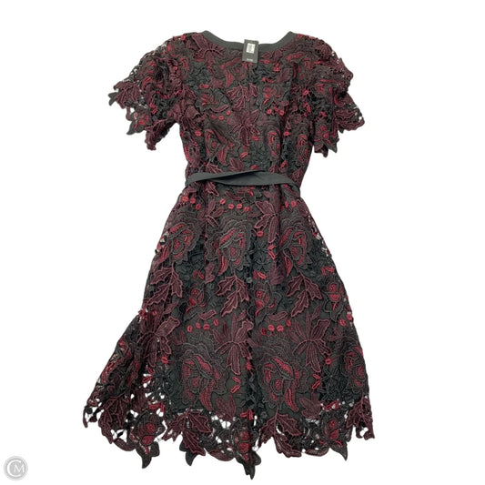 Dress Designer By Kobi Halperin In Black & Red, Size: M