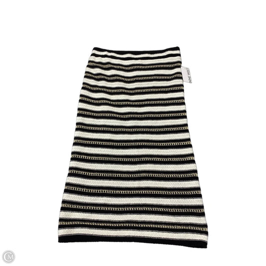 Skirt Maxi By Nine West Apparel In Striped Pattern, Size: L