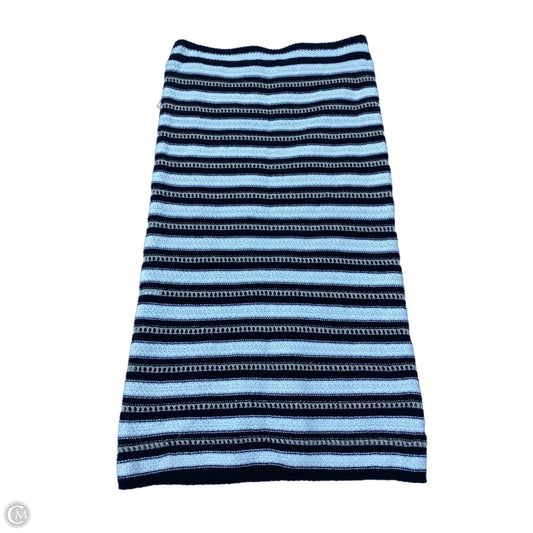 Skirt Maxi By Nine West Apparel In Striped Pattern, Size: L