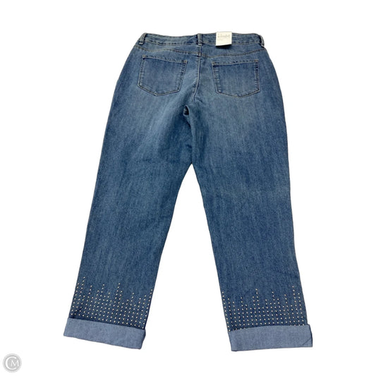 Jeans Boyfriend By Style And Company In Blue Denim, Size: 10