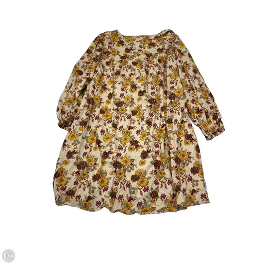 Dress Casual Short By Rusttydustty In Floral Print, Size: 3x