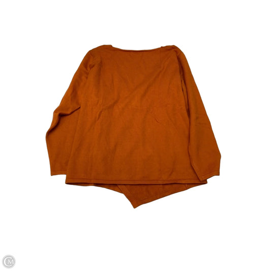 Top Long Sleeve By Agnes Orinda In Orange, Size: 3x