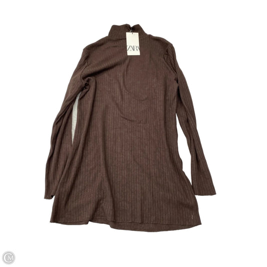 Dress Casual Short By Zara In Brown, Size: L
