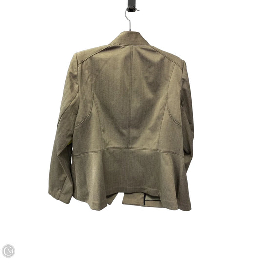 Blazer By Lane Bryant In Beige, Size: 1x