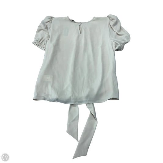 Blouse Short Sleeve By Express In Beige, Size: M
