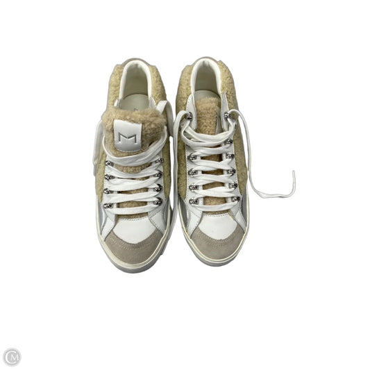 Shoes Sneakers By Marc Fisher In Cream & Grey, Size: 7