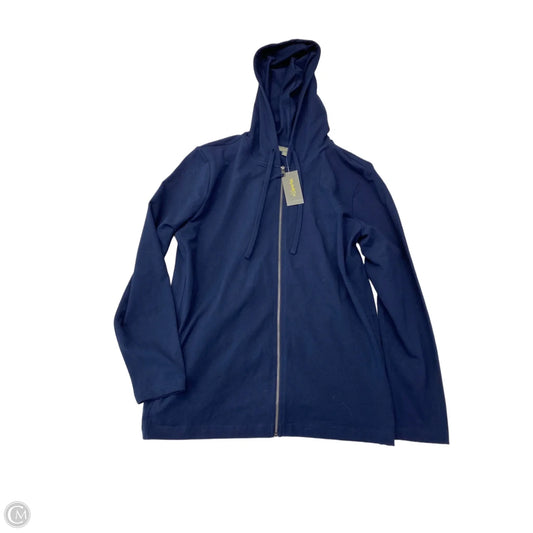 Sweatshirt Hoodie By Style And Company In Navy, Size: Xlp