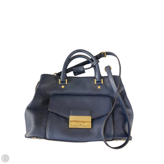 Handbag Leather By Michael By Michael Kors, Size: Large