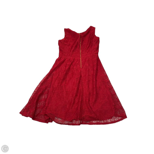 Dress Casual Short By Dannyandnicole In Red, Size: 1x