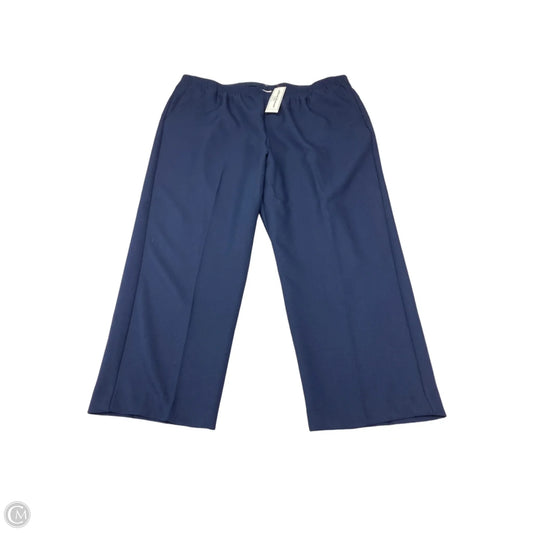 Pants Dress By Alfred Dunner In Navy, Size: 22