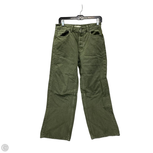 Jeans Wide Leg By Madewell In Green, Size: 0