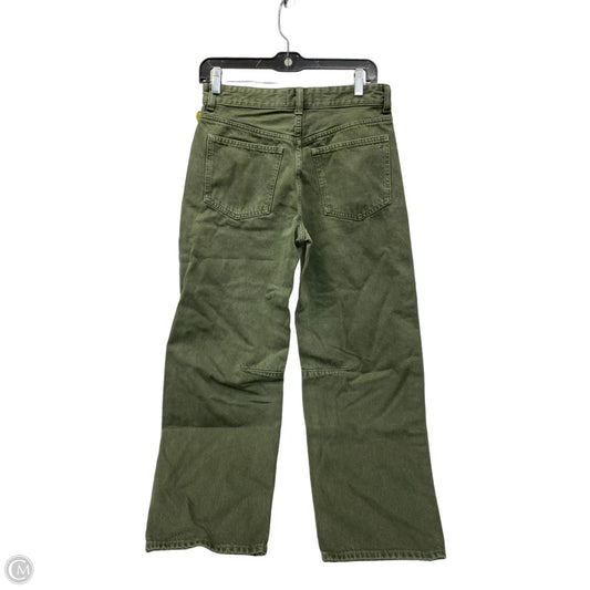 Jeans Wide Leg By Madewell In Green, Size: 0
