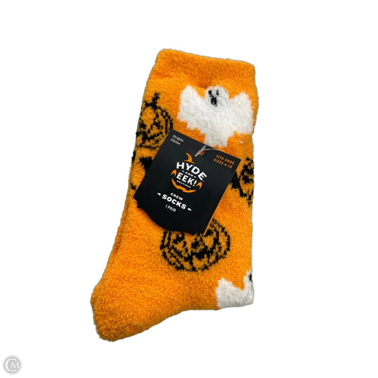 Socks By Clothes Mentor In Orange, Size: Osfm