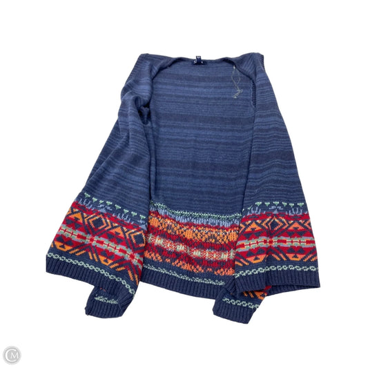Sweater Cardigan By Chaps In Multi-colored, Size: L