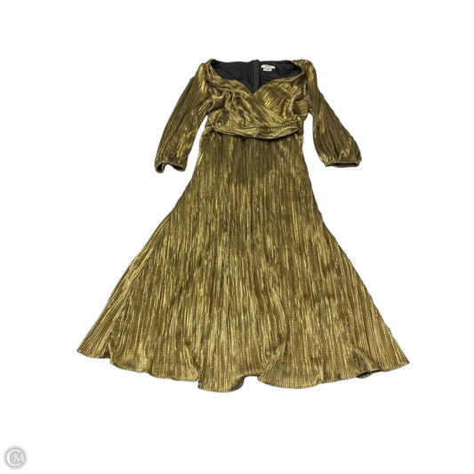 Dress Party Long By Dkny In Gold, Size: M