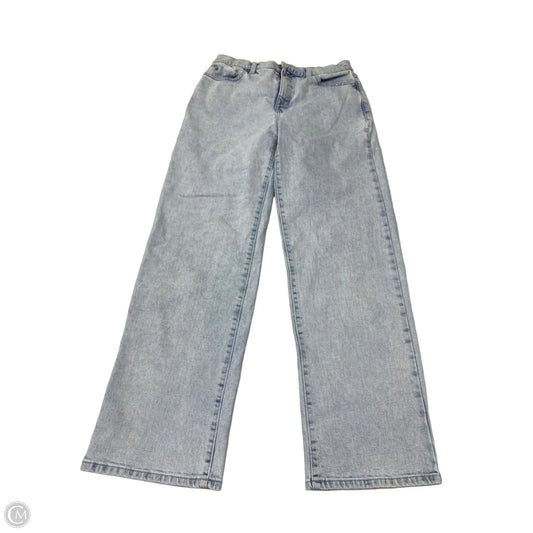 Jeans Straight By Banana Republic In Blue Denim, Size: 8