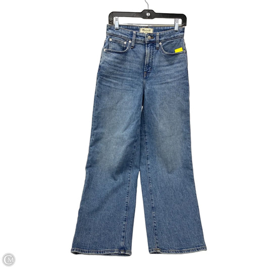 Jeans Wide Leg By Madewell In Blue Denim, Size: 2