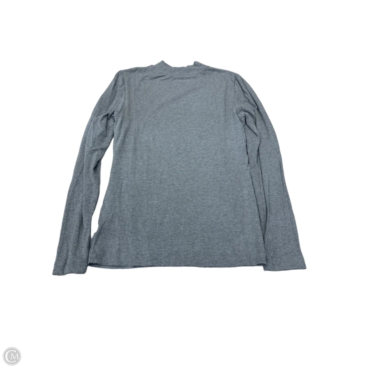 Top Long Sleeve Basic By Truth In Grey, Size: M