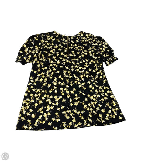 Top Short Sleeve By Liz Claiborne In Floral Print, Size: S
