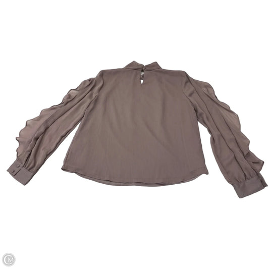Blouse Long Sleeve By Limited In Purple, Size: Xl