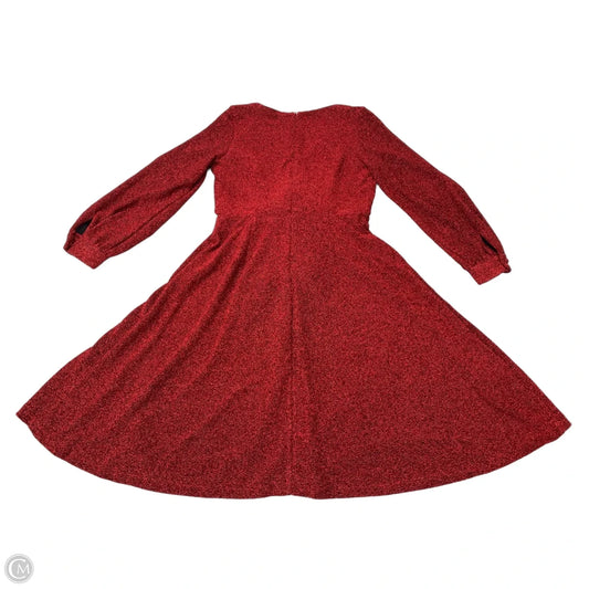 Dress Party Short By Calvin Klein In Red, Size: S