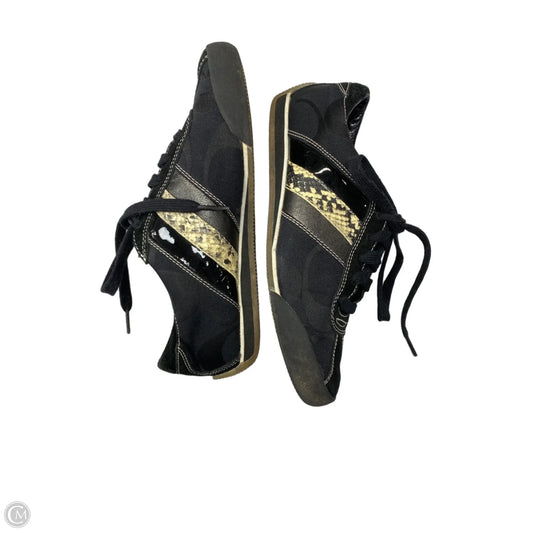 Shoes Designer By Coach In Black, Size: 7.5