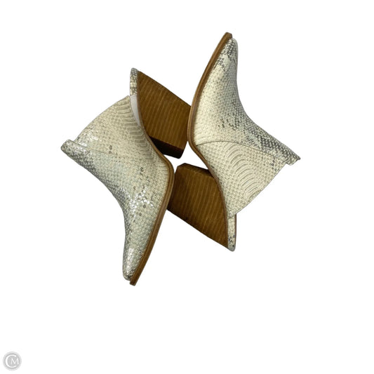 Shoes Heels Block By Chinese Laundry In Snakeskin Print, Size: 9
