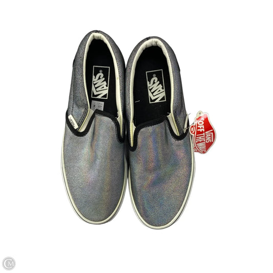 Shoes Sneakers By Vans In Silver, Size: 9