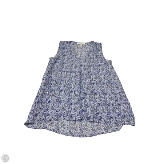 Blouse Sleeveless By Fever In Paisley Print, Size: S