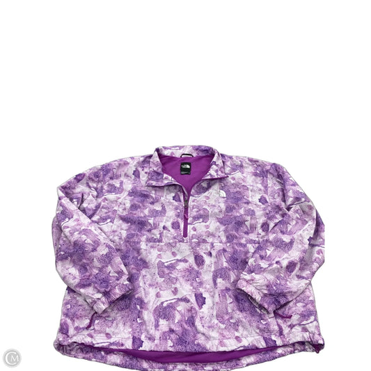 Athletic Jacket By The North Face In Purple, Size: Xl
