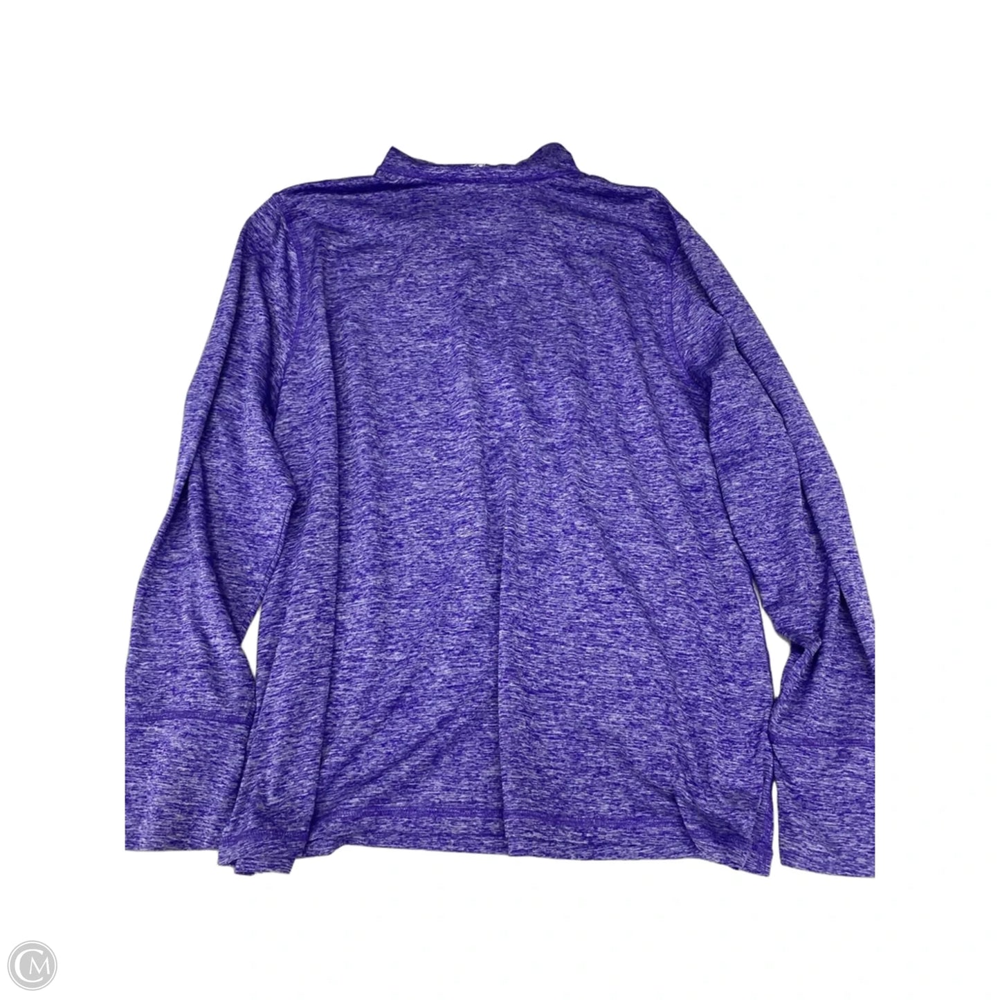 Athletic Top Long Sleeve Collar By Ideology In Purple, Size: 3x