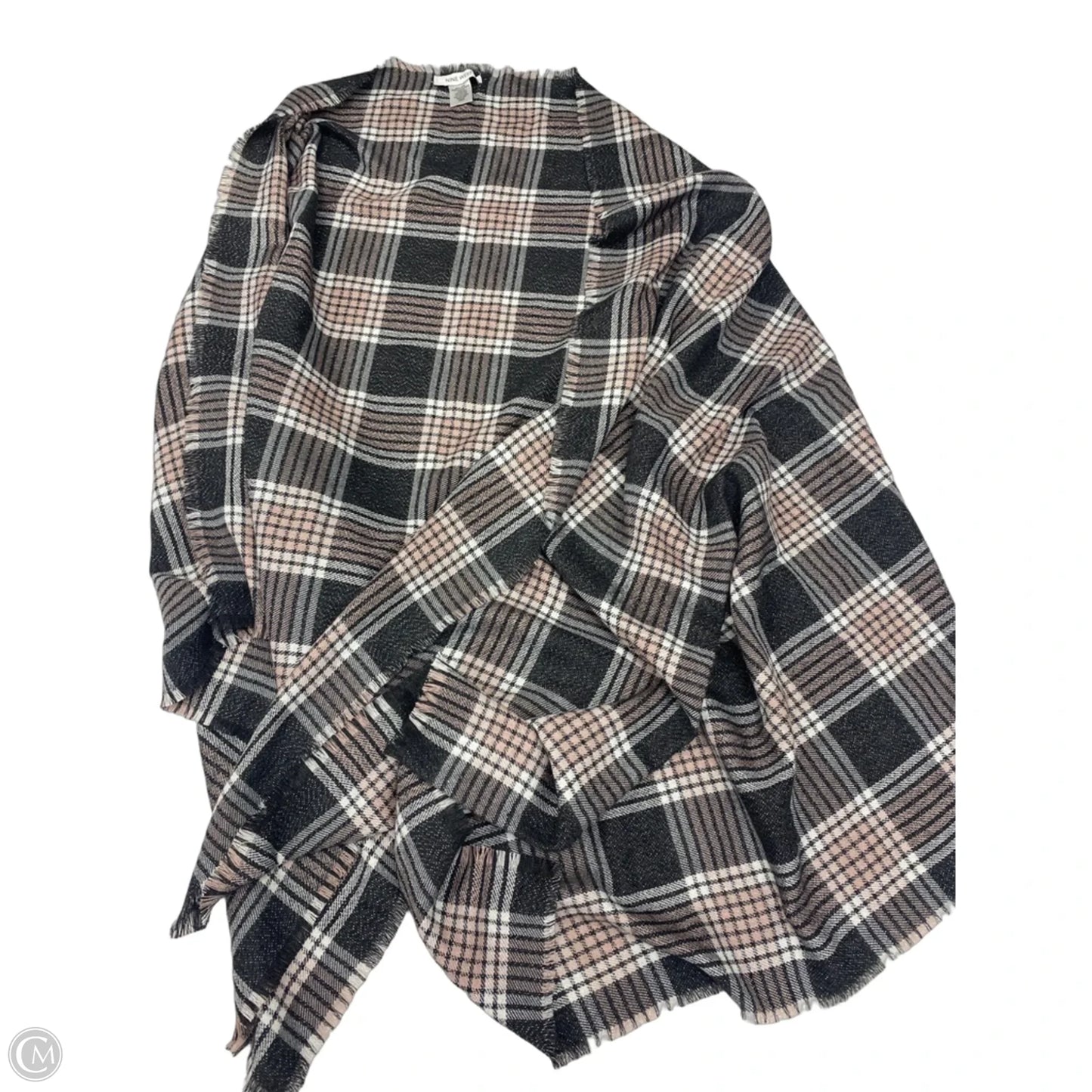Scarf Winter By Nine West In Grey & Pink