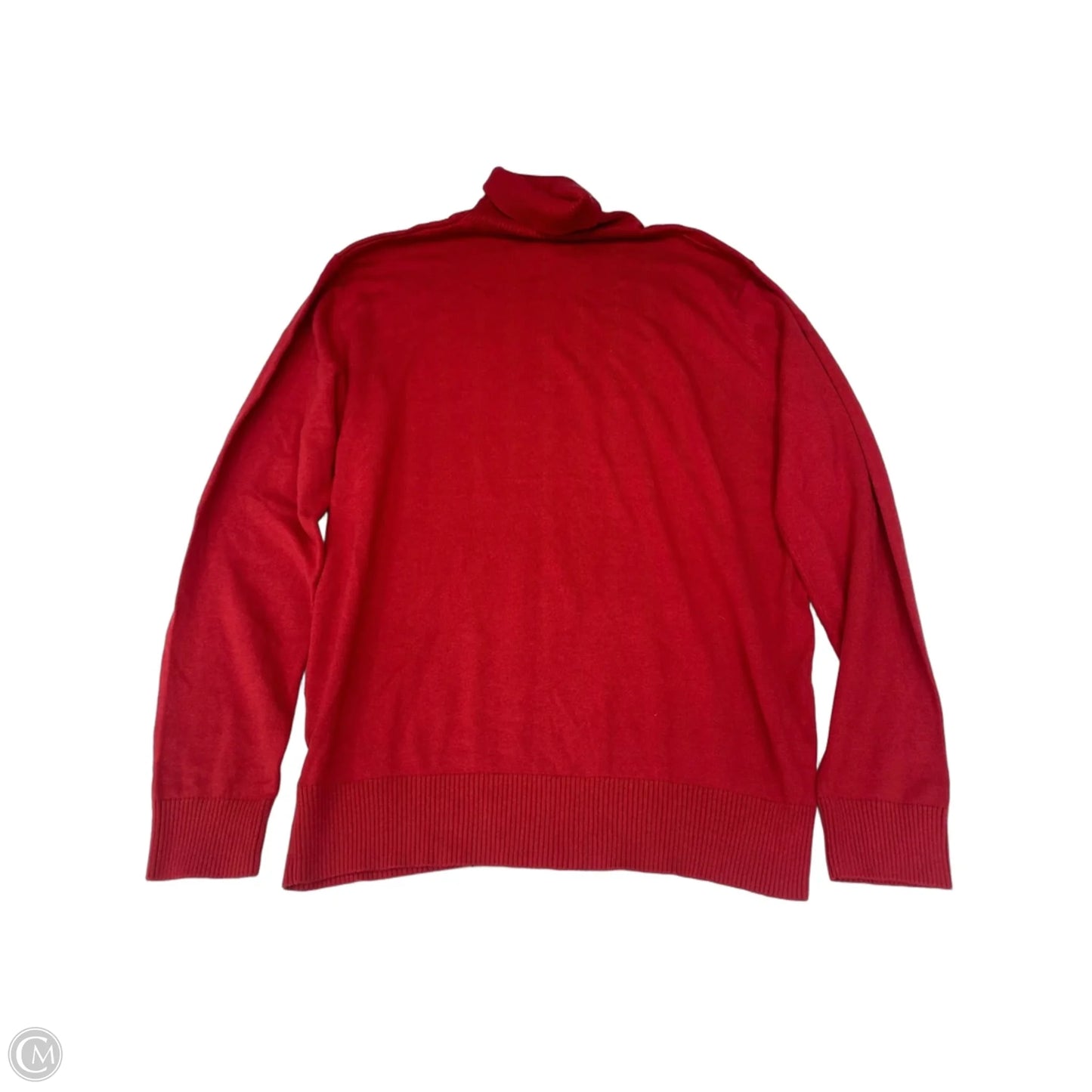 Sweater By Cmc In Red, Size: 2x