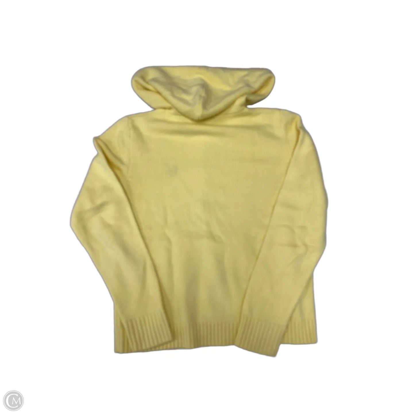Sweatshirt Hoodie By Clothes Mentor In Yellow, Size: M
