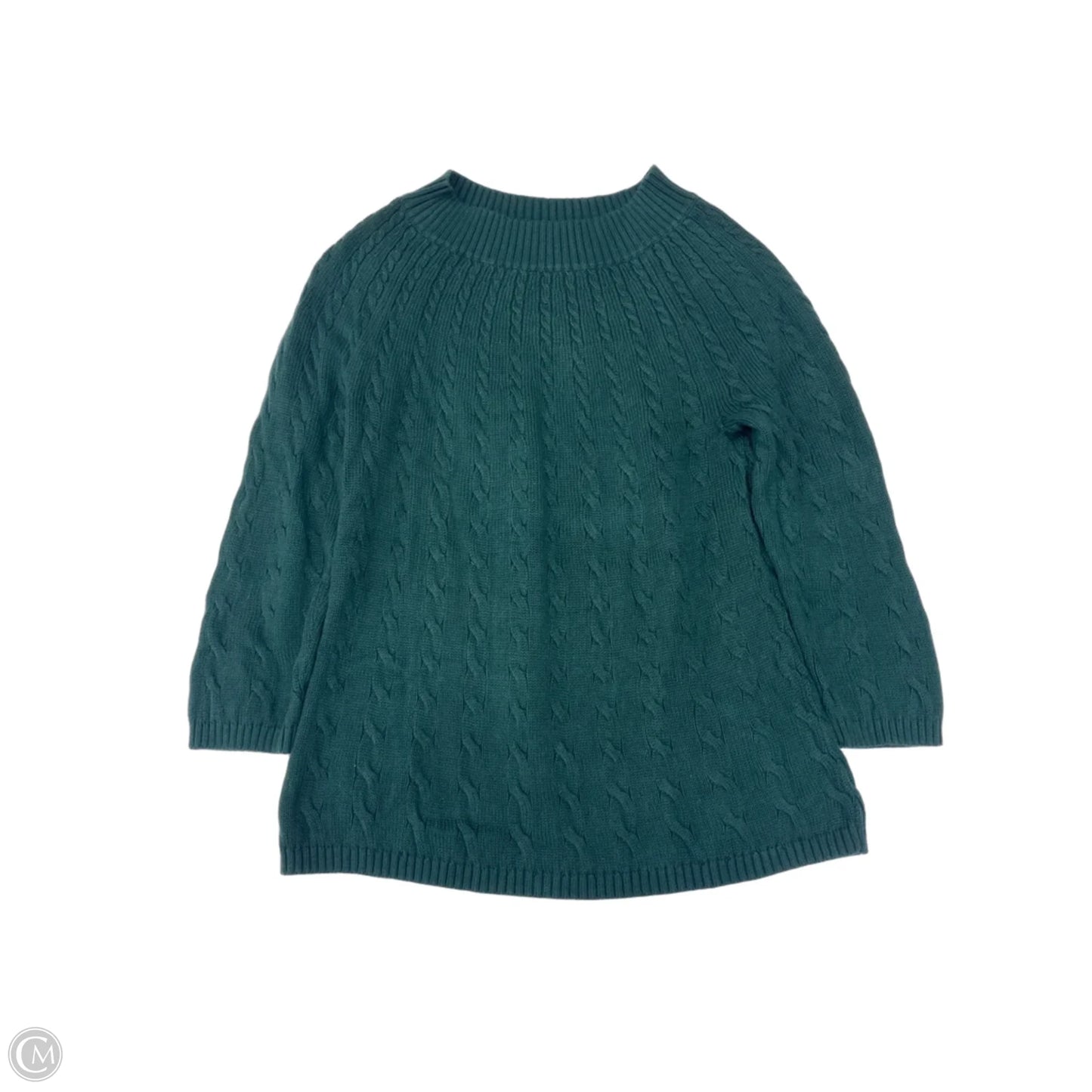 Sweater By Talbots In Green, Size: M
