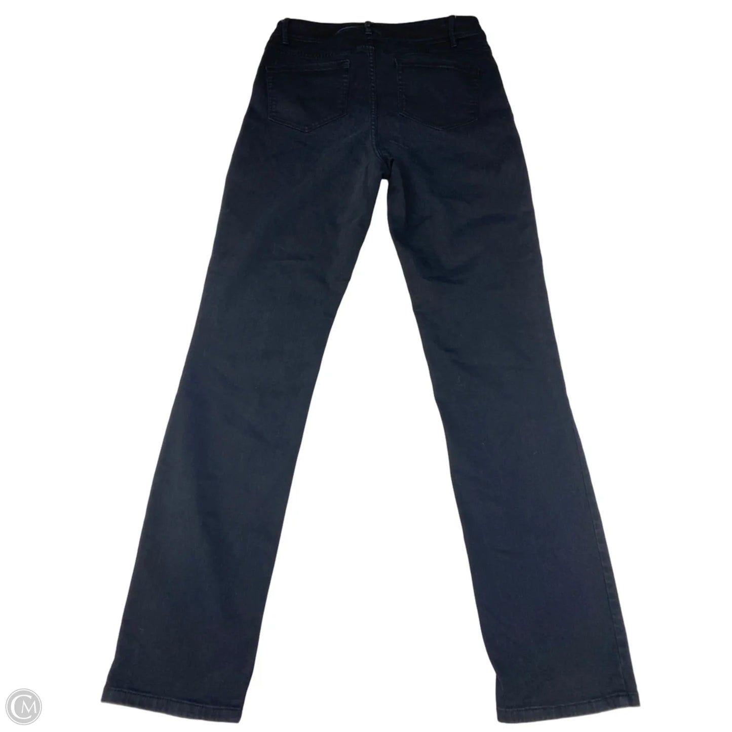 Jeans Straight By J. Jill In Black Denim, Size: 8