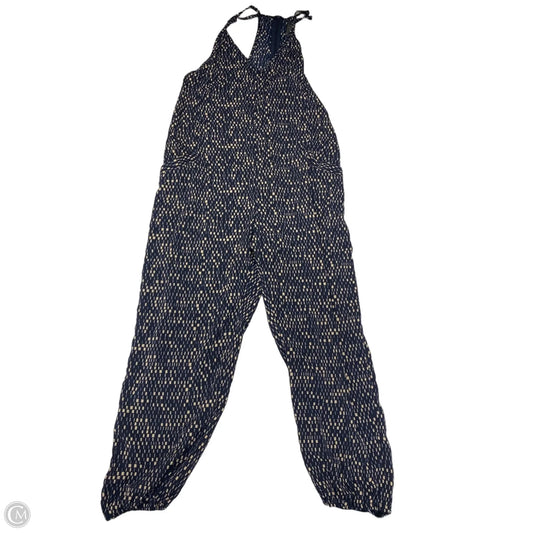 Jumpsuit By Dress Forum In Blue & Cream, Size: S