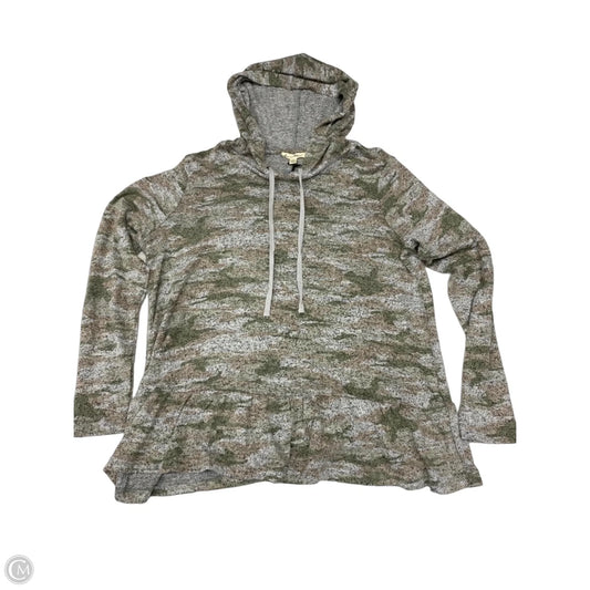 Sweatshirt Hoodie By Jane And Delancey In Camouflage Print, Size: L