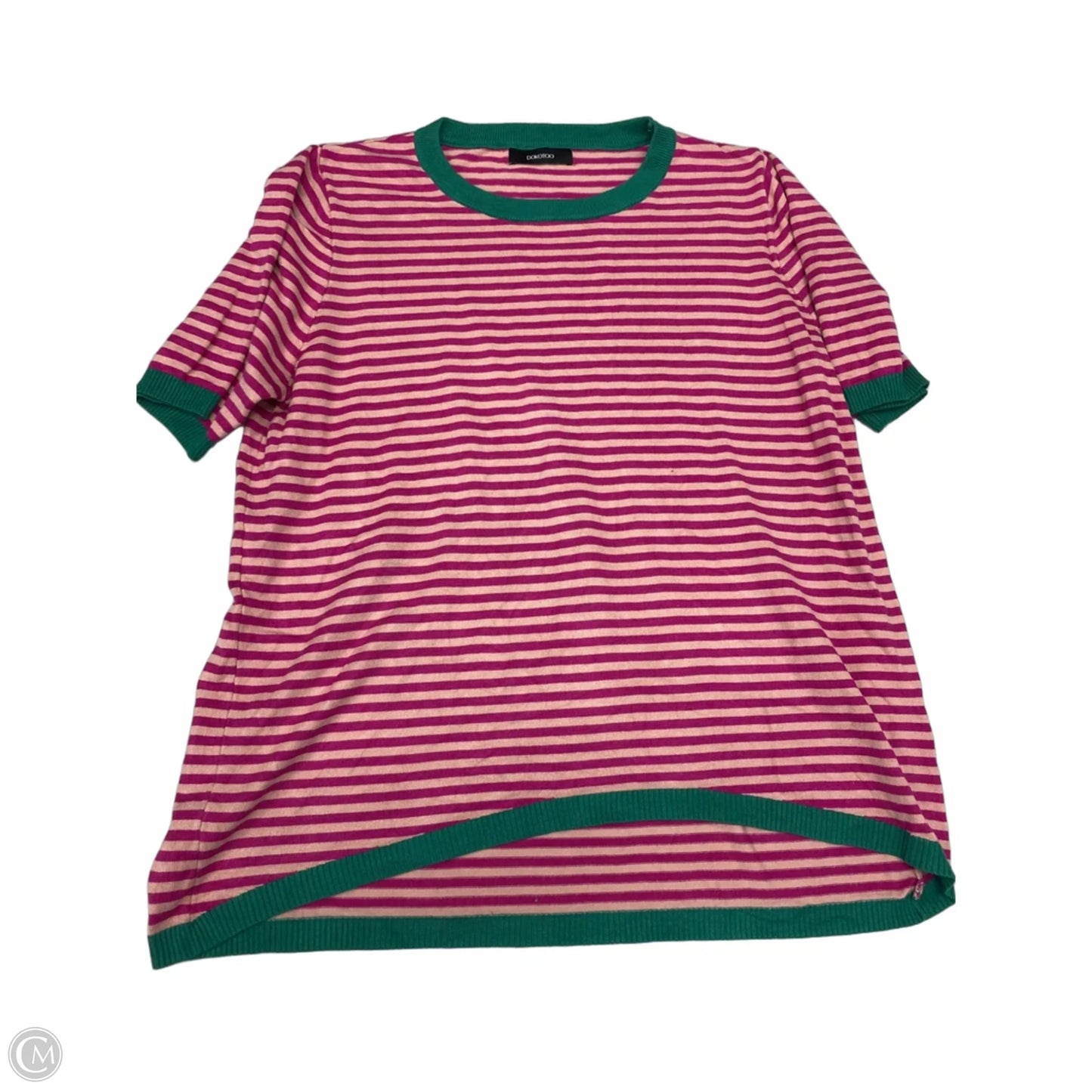 Top Short Sleeve By Dokotoo In Striped Pattern, Size: Xl